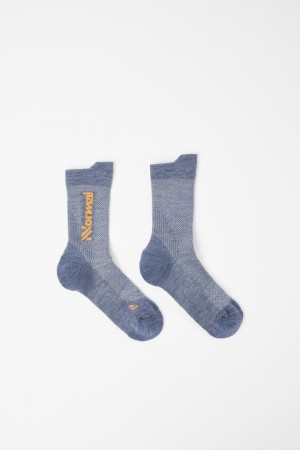 NNormal Merino socks Blå | SEMQJ3194
