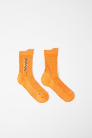 NNormal Merino socks Orange | VSKCT7245