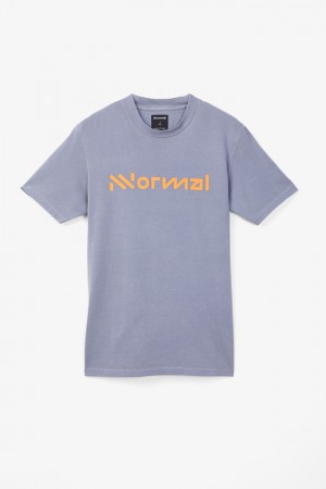 NNormal Organic cotton t-shirt Blå | BTESI1605