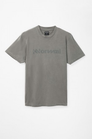 NNormal Organic cotton t-shirt Grå | BEJVO8032