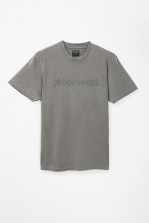 NNormal Organic cotton t-shirt Grå | CYWBA5438