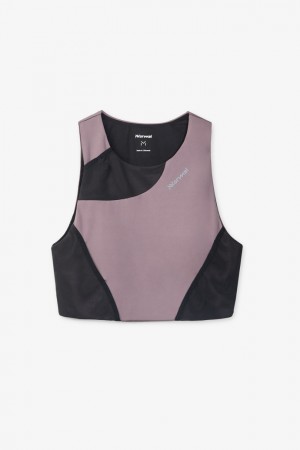 NNormal Trail Cropped Top Lila | YIBQM6437