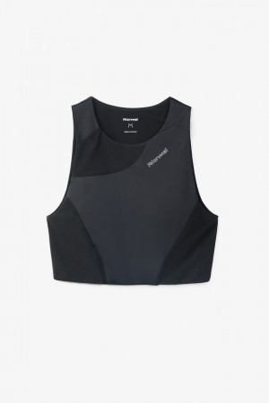 NNormal Trail Cropped Top Svarta | BPDZJ1297