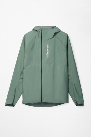 NNormal Trail Rain Jacket Gröna | TFYNG8697