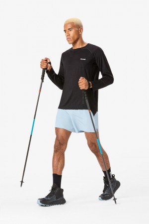 NNormal merino long sleeve t-shirt Svarta | ZMSKN1640
